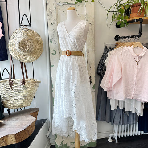 Pink Martini // Sutton Dress White