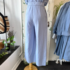 Dagg & Stacey // Vernon Wide Leg Pants Blue Aura