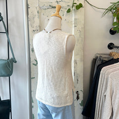 Mus and BomBon // Ecru Tank Cotton Linen