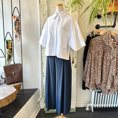 Bodybag by Jude // Montego Cropped Shirt White