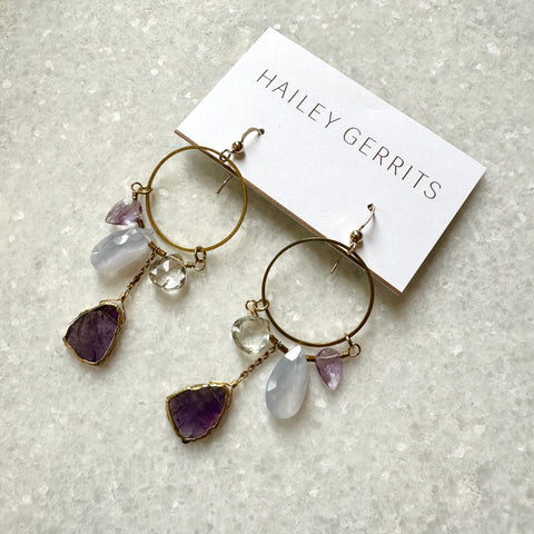 FRNGE // Cirrus Threader Earrings GF