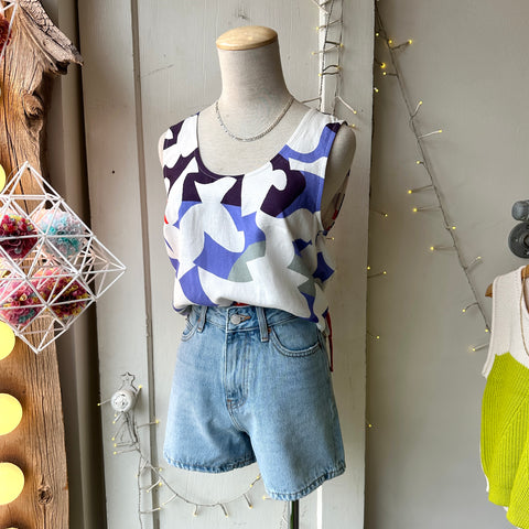 Eve Gravel // Meharry Skirt Green/ Lavender
