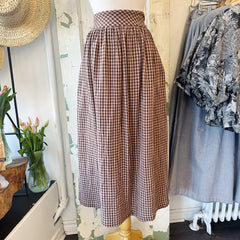 Amanda Moss // Gingham Skirt
