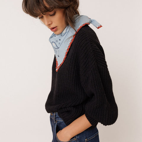 Indi & Cold // Sky Crochet Bandana