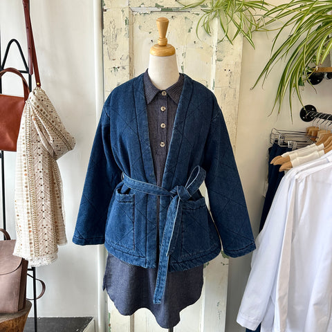 Indi & Cold // Quilted Denim Jacket