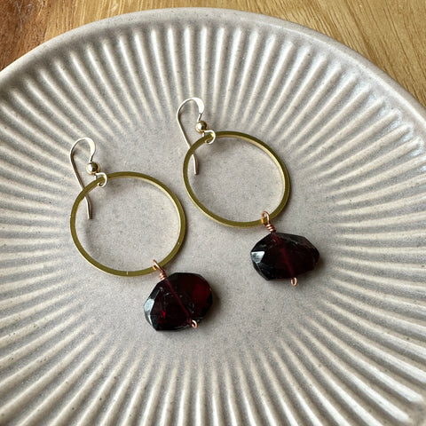 Clover and Coast //  Gold Plated Fringe Earrings