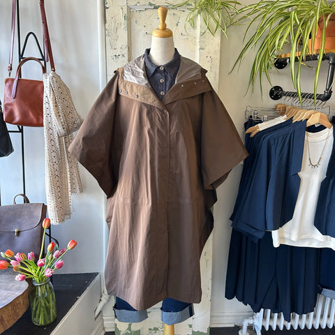 Indi & Cold // Chocolate Waterproof Cape