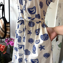 Compania Fantastica // Blue Lobster Print Dress