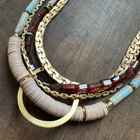 Hailey Gerrits // Indy Necklace Dalmation Jasper