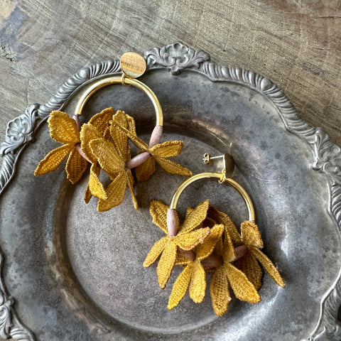 Clover and Coast //  Gold Geometric Hoop