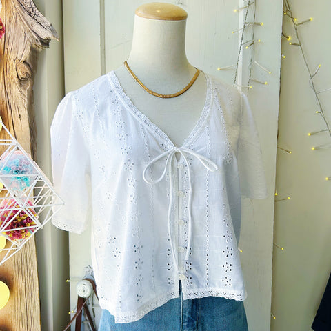 Gentle Fawn // Jessa Top White