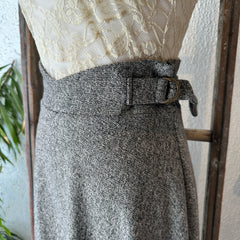 Chlo by Cokluch // Amber Skirt Wool Tweed Greige