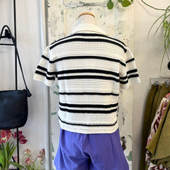 Des Petits Hauts // Dembo Polo Cream/Black