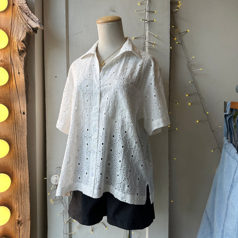 Gentle Fawn // Louisa Shirt White Eyelet