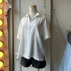 Gentle Fawn // Louisa Shirt White Eyelet