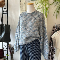 Indi & Cold // Blue Melange Sweater