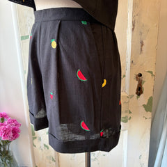 Compania Fantastica // Fruit Salad Shorts Black