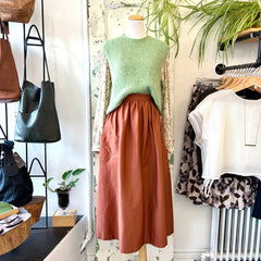Indi & Cold // Boxy Mohair Vest Water