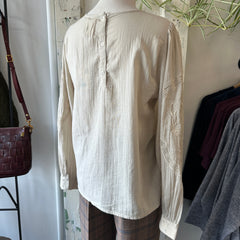 Indi & Cold // Embroidered Blouse Natural