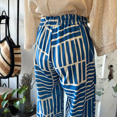 Marigold // Dona Pants Blue Block