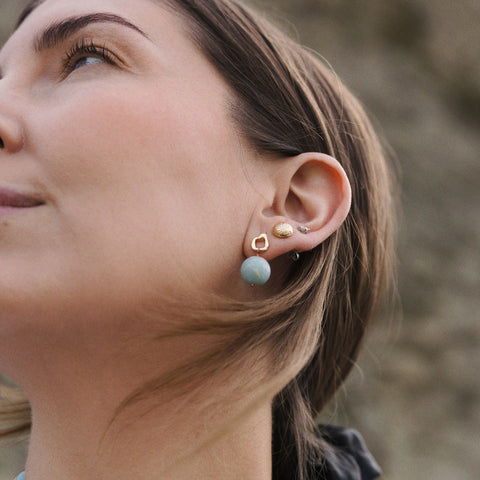 Hailey Gerrits // Globe Earrings