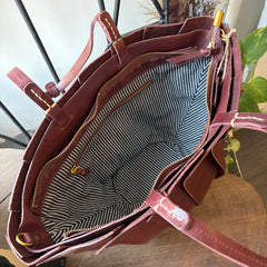 Uppdoo // Bloom XL Tote Oxblood
