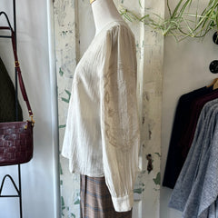 Indi & Cold // Embroidered Blouse Natural