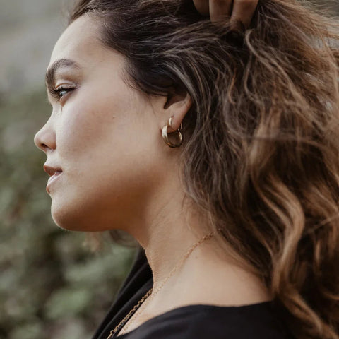 Hawkly // Canyon Hoops Bronze