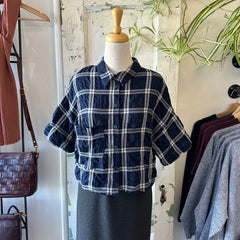 Eve Gravel // Jetta Top Navy