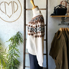 Pink Martini // Faire Isle Sweater Beige