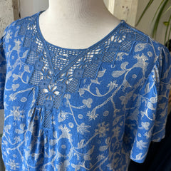 Indi & Cold // British Blue Lace Top