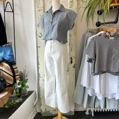 Pink Martini // Mallory Denim White