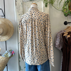 Atelier Reve // Noella Blouse Blue Floral