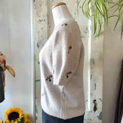 Pink Martini // Marcella Sweater Beige