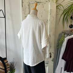 Eve Gravel // Lexie Shirt White
