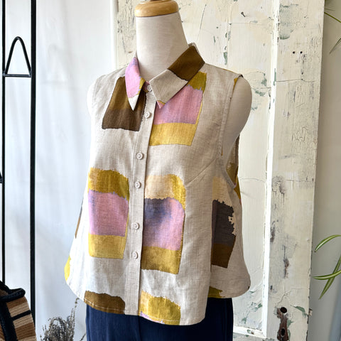 Ferris // Box Tank Rainbow Check