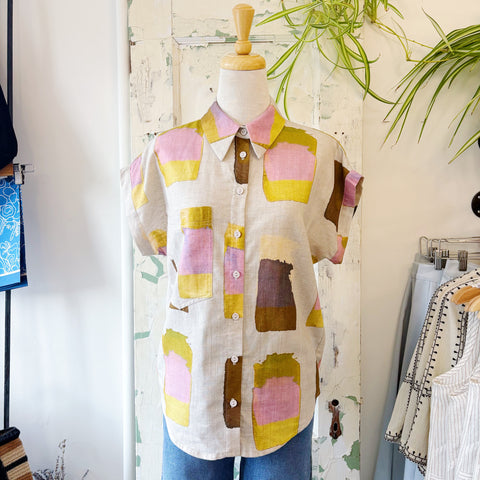Eve Gravel // Haley Shirt Yellow Gold
