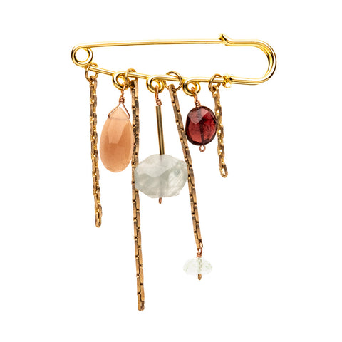 Clover and Coast //  Gold Plated Fringe Earrings