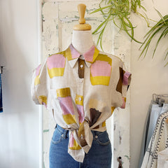 Eve Gravel // Haley Shirt Yellow Gold