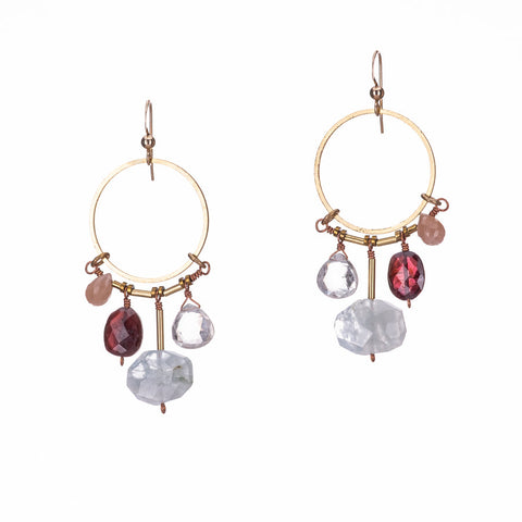 Clover and Coast //  Gold Plated Fringe Earrings