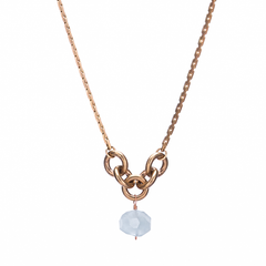Hailey Gerrits // Mara Necklace Aquamarine