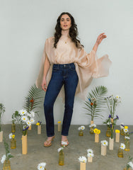 Yoga Jeans // Emily Slim Jeans Ink Blue High Rise