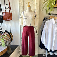 Dagg & Stacey // Colette Pants Cherry
