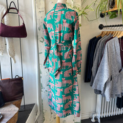 Compania Fantastica // Jaguar Print Dress Long