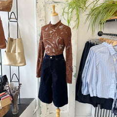 Minus // Lovena Long Sleeve Top Brown