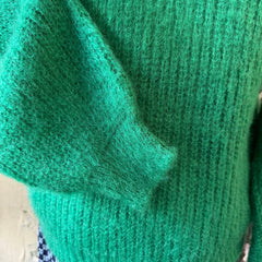 Indi & Cold // Fluffy Mohair Sweater Green