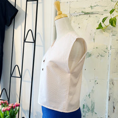 Dagg & Stacey // Annie Popover Top Pink Stripe