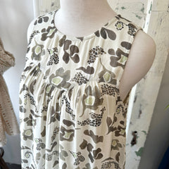 Indi & Cold // Khaki Flower Blouse