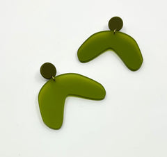 Darlings of Denmark  // Tilde Earrings Moss