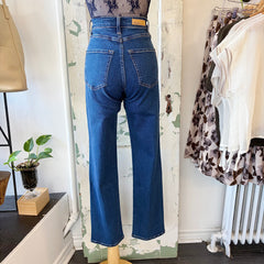 Yoga Jeans // Chloe Straight Leg High Rise Heritage Blue